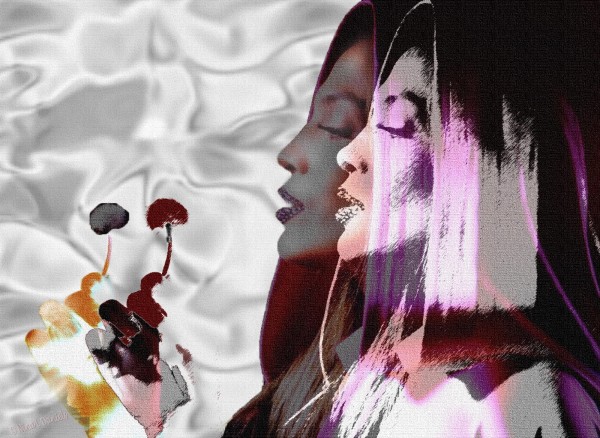 Jennifer Lopez Abstract  by Nina